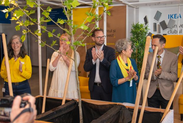 First IKEA store in western Romania opens doors tree planting