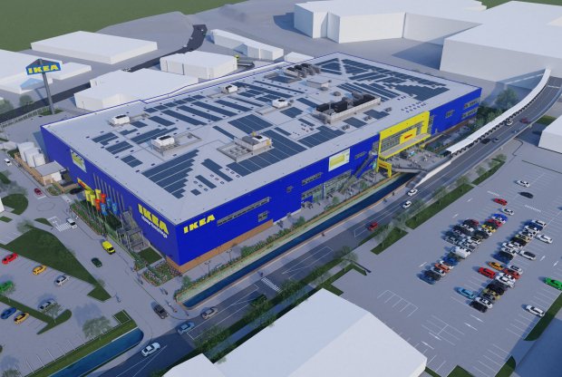 Construction begins on first IKEA store for New Zealand 3D