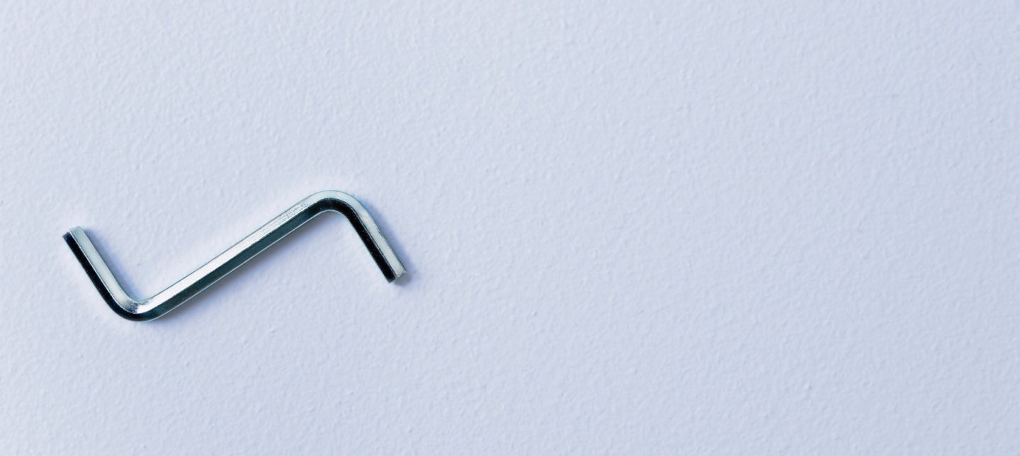 A picture of the iconic IKEA Allen key.